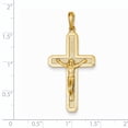 thumbnail image 2 of Beautiful 14k Polished Crucifix Pendant, 2 of 2