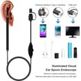 thumbnail image 3 of ruzhgo Plastic Led Ear Pick Adjustable IP67 Waterproof USB Interface 5.5mm Lens Button Control Earpick Earwax Remover Cleaning Scoop, 3 of 6