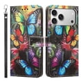 thumbnail image 2 of ShellTech Wallet Case for iPhone 17 Pro, Floral Pattern PU Leather Flip Folio TPU Interior Cover with Credit Card Holder Slots, Cash Pocket, Kickstand, Magnetic Closure & Detachable Wrist Strap,A, 2 of 8