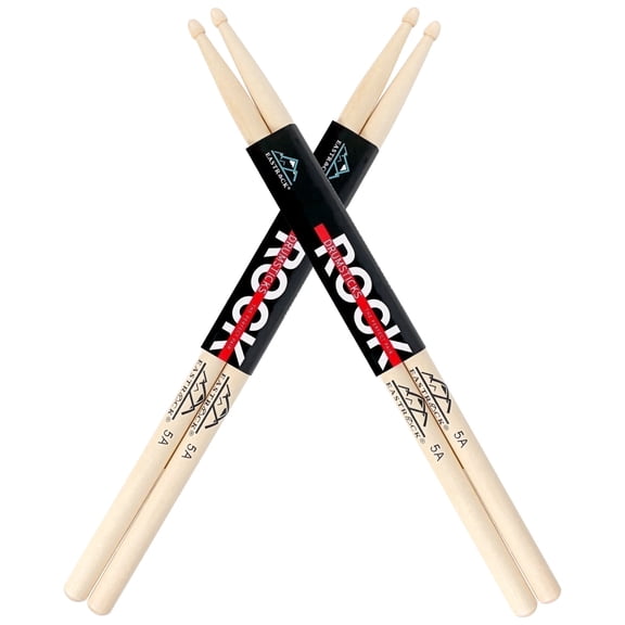 EASTROCK Drum Sticks 2 Pairs 5A Maple Wood 40cm Professional Drumsticks with Comfort Grip for All Drummer  Drum Accessories