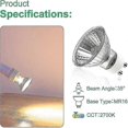 thumbnail image 4 of Gu10 35 Watt Halogen Reflector Light Bulb Warm White Dimmable, Gu10 Halogen 35w Halogen Bulbs, Gu10 Dimmable Warm White xc, 4 of 4