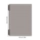 thumbnail image 3 of Cuaderno transparente encuadernado en B5 – Páginas desmontables, diseño plegable a 360°, papel grueso sin sangrado, páginas versátiles con líneas en red para escribir, 3 of 6
