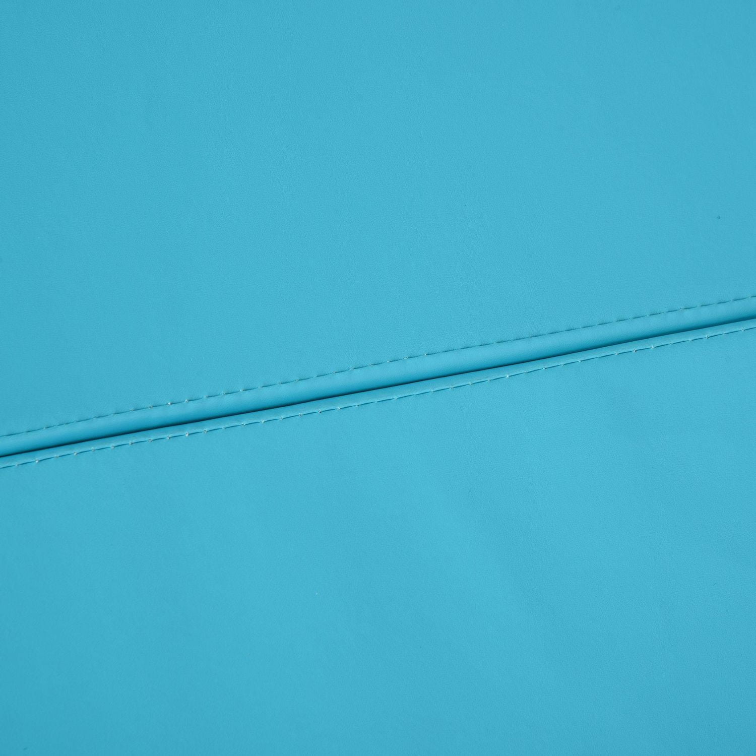 Soozier Tapis de gymnastique en PU Tapis d'étirement Yoga Sport Tumbling Bleu clair