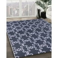 thumbnail image 3 of Ahgly Company Machine Washable Indoor Rectangle Industrial Modern Dark Blue Grey Blue Area Rugs, 2' x 3', 3 of 7