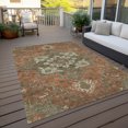 thumbnail image 6 of Addison Rugs Chantille Indoor/Outdoor Traditional Vintage Rust Washable Rectangle Rug, 3' x 5', 6 of 6
