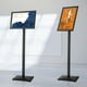 thumbnail image 1 of Soporte de letrero VEVOR pedestal 11 x 17 pulgadas ajustable Con base de metal, 1 of 9