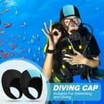 thumbnail image 3 of BlinkLLX 2 Pcs Neoprene Diving Hood Thermal Wetsuit Hood Cap Swim Caps with Chin Straps Snorkeling Neoprene Surf Beanie 2.5 mm Diving Headgear for Men Women Sailing Water Sports, 3 of 6