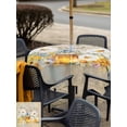 thumbnail image 5 of Outdoor Tablecloth with Umbrella Hole for Patio/Picnic/Party/Camping, Daisy Spring Floral Waterproof Table Cloth Square Cover Washable, Farmhouse Botanical Bees Elegant (54"x 54"), 5 of 8