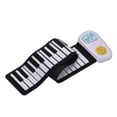 thumbnail image 1 of Portable 49-key Silicon Electronic Keyboard Roll-up Piano Built-in Speaker, 1 of 3