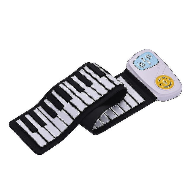 Portable 49-key Silicon Electronic Keyboard Roll-up Piano Built-in Speaker