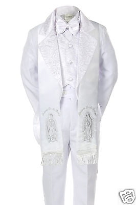 white suit for baby baptism