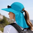 thumbnail image 4 of Gyujnb Lightweight Breathable Mesh Sun Hat Hat with Detachable Neck for Outdoor Activities, 4 of 7