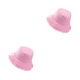 thumbnail image 2 of Sombrero tipo pescador Qarigey fácil de usar con máxima protección solar color rosa 2Conjunto, 2 of 6