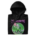 thumbnail image 3 of Megadeth Purple - Small Rust Classic Unisex Hoodie - Black - Small, 3 of 5