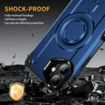 thumbnail image 6 of for iPhone 16 Plus Case Magnetic with Camera Ring Kickstand, Slim Shockproof Military Protecive Wireless Charging Phone Cover Case Compatible with iPhone 16 Plus, Blue, 6 of 7