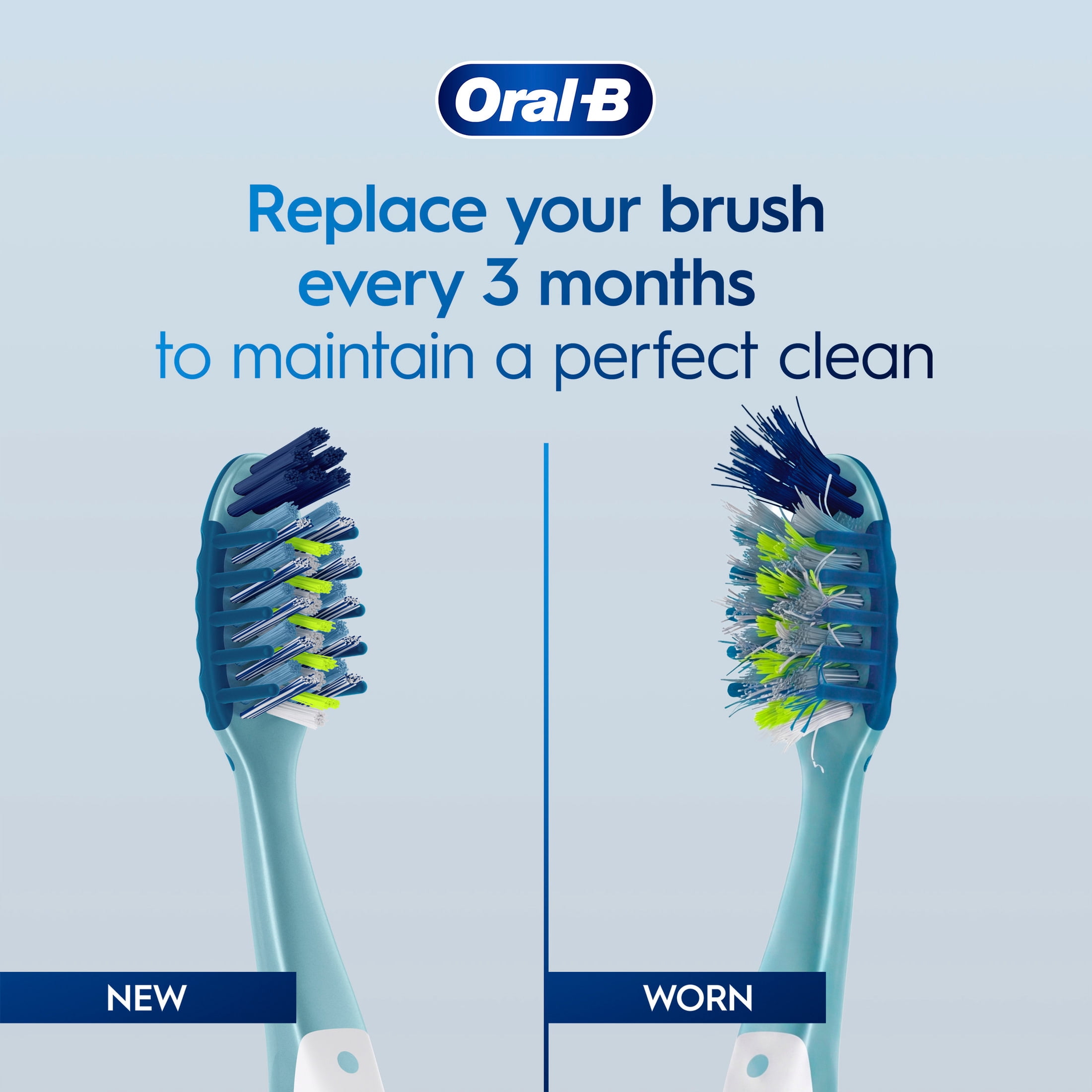 Oral-B PRO-HEALTH CrossAction Toothbrush, NFL, Soft 2 Count