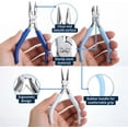 thumbnail image 5 of Mr. Pen- Jewelry Pliers, 3 Pack, Shades of Blue, Jewelry Making kit, Pliers for Jewelry Making, 5 of 8