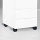 thumbnail image 3 of Juego de 4 ruedas para muebles de 40 mm - Ruedas de transporte con freno hasta 100 kg - Ruedas giratorias para muebles de interior - Ruedas de baja resistencia a la rodadura, -, 3 of 4