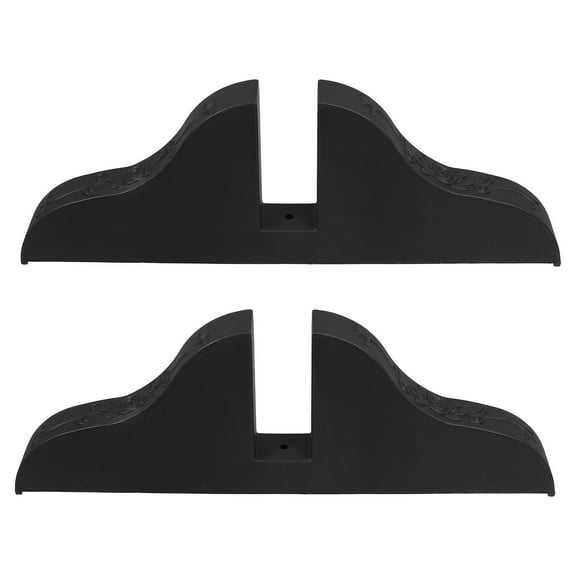 2 Pcs Room Divider Display Stand Panel Base Parts Casters Folding Privacy Screen Black