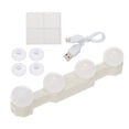 thumbnail image 2 of 4 Ampoules Lumières Miroir LED USB Rechargeables Sans Fil pour Coiffeuse Maquillage Luminosité Couleur Température Réglable, 2 of 8
