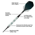 thumbnail image 2 of Viper Diamond Darts 90% Tungsten Soft Tip Dart Set Turquoise Rings, 18 Grams, 2 of 10