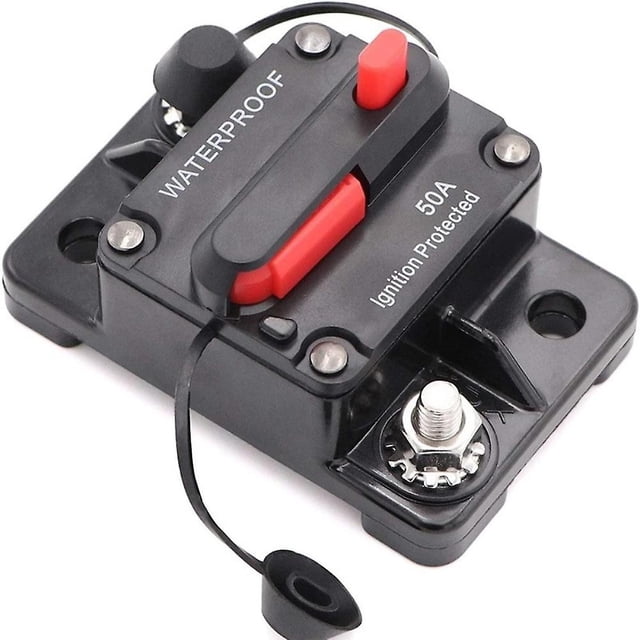 30-300Amp Waterproof Car Circuit Breaker Fuse Reset for Boat Auto DC 12V-48V