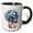 Black/White, variant on 3drose, Cute Old Couple with His Arm Around Her Illustration, 11oz Magic Transforming Mug