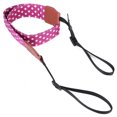 thumbnail image 1 of Puntos Cámara Digital Correas De Hombro General Ajustable PU Cuero Cámaras Accesorio Fondo Púrpura Puntos Blancos, 1 of 8