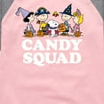 thumbnail image 3 of Peanuts - Candy Squad - Toddler And Youth Girls Raglan Graphic T-Shirt, 3 of 5