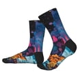 thumbnail image 2 of Bingfone Compression Socks for Women and Men Long Socks for Running Athletic Cycling Nurse- Fantasy Cosmic Landscape, 2 of 7