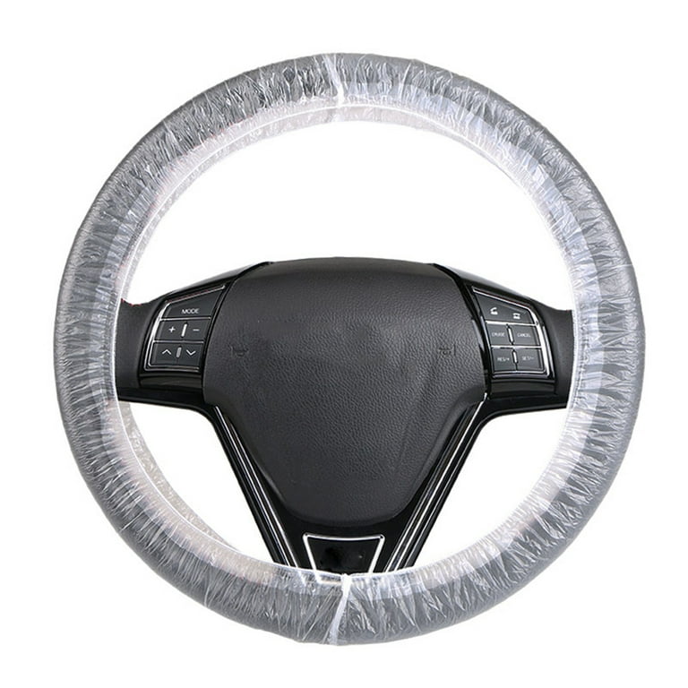 Universal Disposable Plastic Steering Wheel Cover Waterproof Car