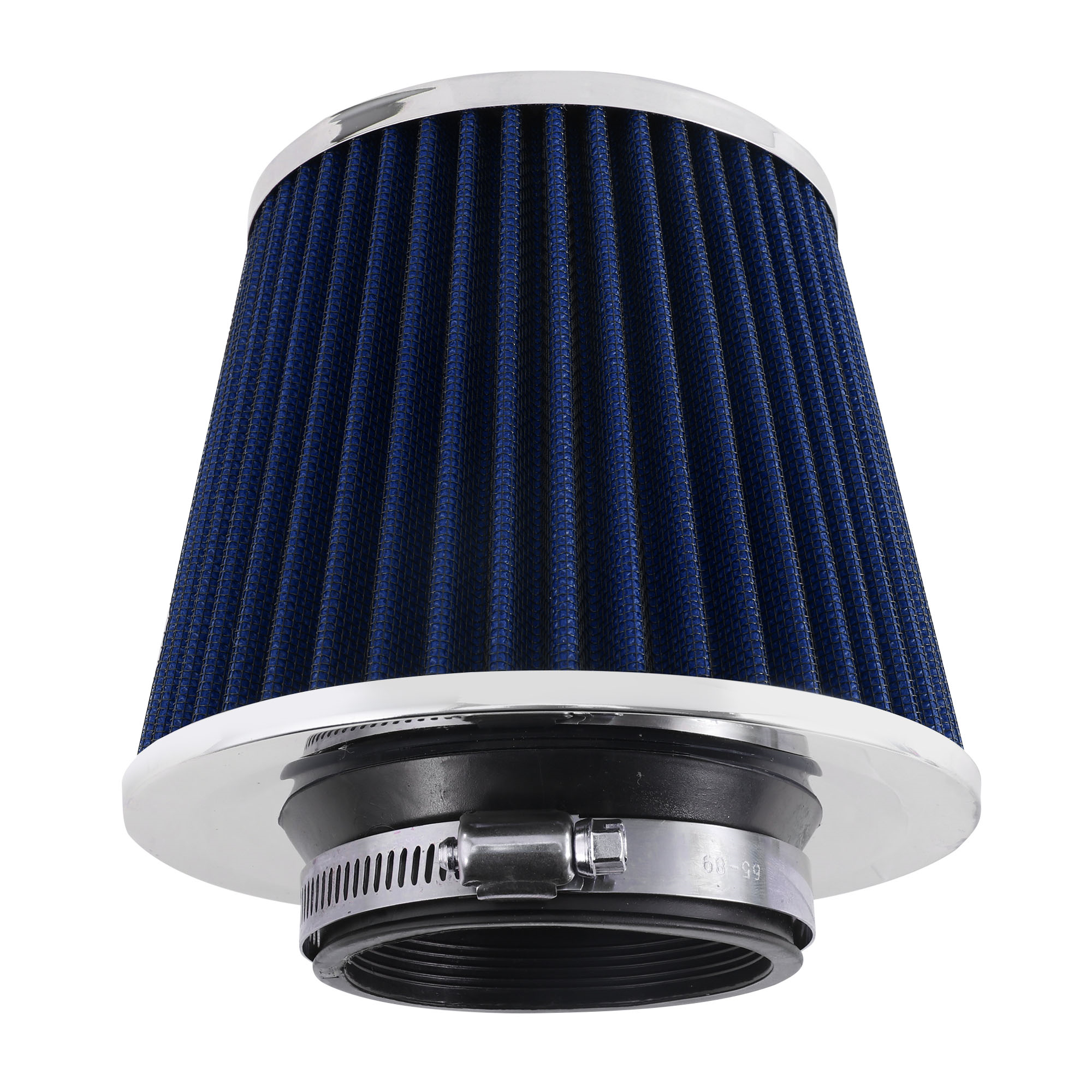 3 Inch Blue Cold Air Intake Kit With Aluminum Pipe & Filter - Universal Short Ram
