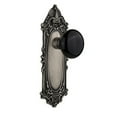 thumbnail image 4 of Nostalgic Warehouse Vicblk_Prv_234_Nk Black Porcelain Solid Brass Privacy Door Knob Set -, 4 of 6