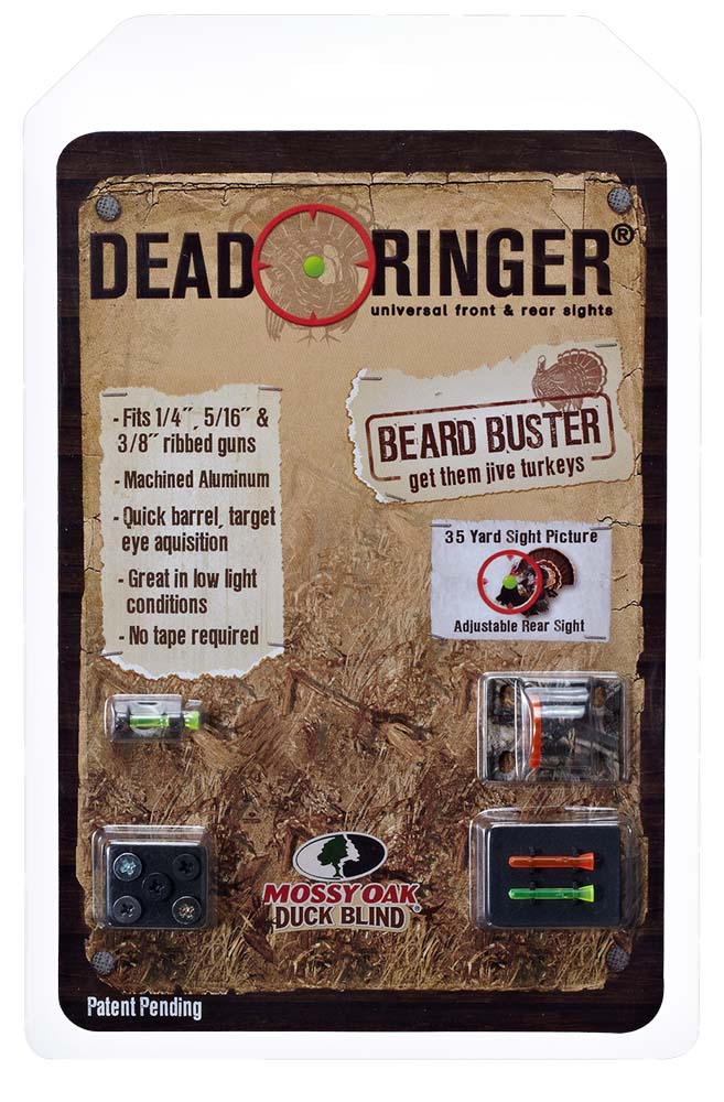 DEAD RINGER BEARD BUSTER TURKEY SHOTGUN DOT FRONT/LEXAN GREEN ROUND