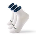 thumbnail image 5 of Quivnbaro Black White Socks Lightweight Comfortable Breathable for Men Women Casual  Everyday Wear, 5 of 5