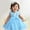 Blue, variant on Girls Dresses Girls Flower Girl Dress Sleeveless Tulle Dress Girl Party Dress Kids Blue Dress for Girls Toddler Ball Gowns Girls Birthday Dress 12-18 Months