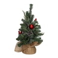 thumbnail image 2 of Kurt Adler 18-Inch Pinecones, Balls, and Berries Tree with Burlap, 2 of 4
