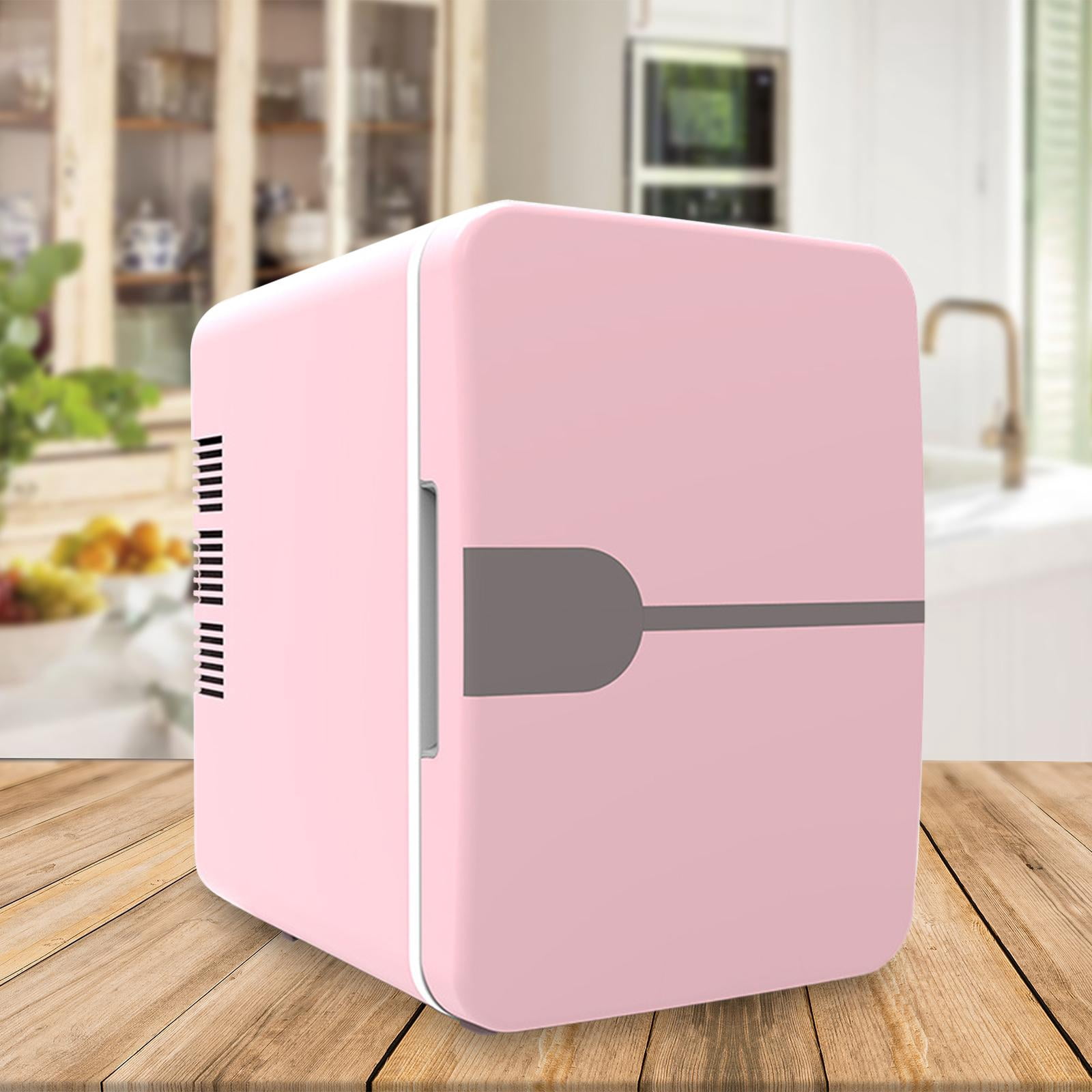 Baoblaze Compact Refrigerator Little Tiny Fridge Lightweight Multipurpose Mini Fridge Pink