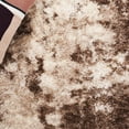 thumbnail image 6 of SAFAVIEH Cloud Arlo Abstract Shag Area Rug, Ivory/Brown, 5'3" x 7'7", 6 of 7