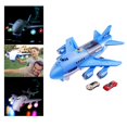 thumbnail image 3 of Aviones de juguete con coches de aleación, juguetes para niños, canción, música, avión, tobogán, modelo de avión para niños pequeños, niñas, niños, Azul Baoblaze Juguetes de avión, 3 of 8