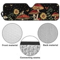 thumbnail image 6 of Yuyamidu Aesthetic Mushroom Windshield Sun Shade for Jeep Wrangler JL 2/4 Door, Frog Front Window Sun Sunshade Windshield for 2024 2025 Jeep Wrangler 4XE, Car Sun Visor Blocks for UV and Heat, 6 of 7