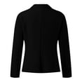 thumbnail image 5 of Sopiago Casual Blazers for Women Long Sleeve Suit Coat Regular Fit Work Office Business Formal Suit Jackets Ladies Autumn Winter Outwear Black,L, 5 of 6