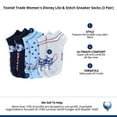 thumbnail image 5 of Textiel Trade  Disney Lilo & Stitch Sneaker Socks (3 Pair) (Women), 5 of 5