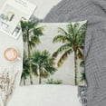 thumbnail image 2 of Creowell Throw Pillow Covers  Modern Tropical Palm Trees Home Decor Pillowcase Cushion Case Lumbar Pillow Cover for Couch Bed Sofa White, 2 of 5