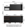 thumbnail image 3 of Cocina Integral Completa Modular Madesa Reims 200cm NN 01, 3 of 5
