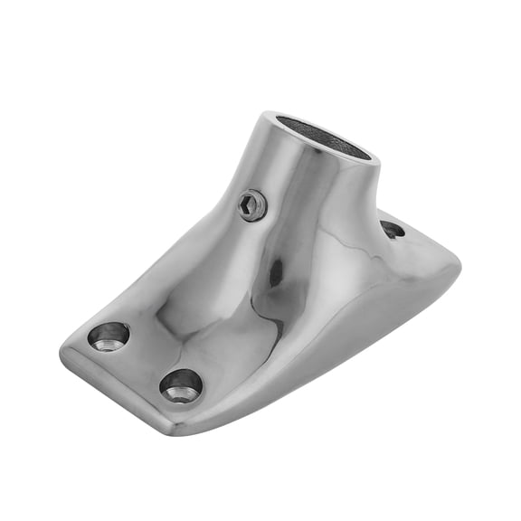 Raindrops Heavy Duty Stainless Steel Flagpole Bracket Mount Yacht Flag Support Base Marine Accessory Flag Pole Holder Steel Flag Pole Mount