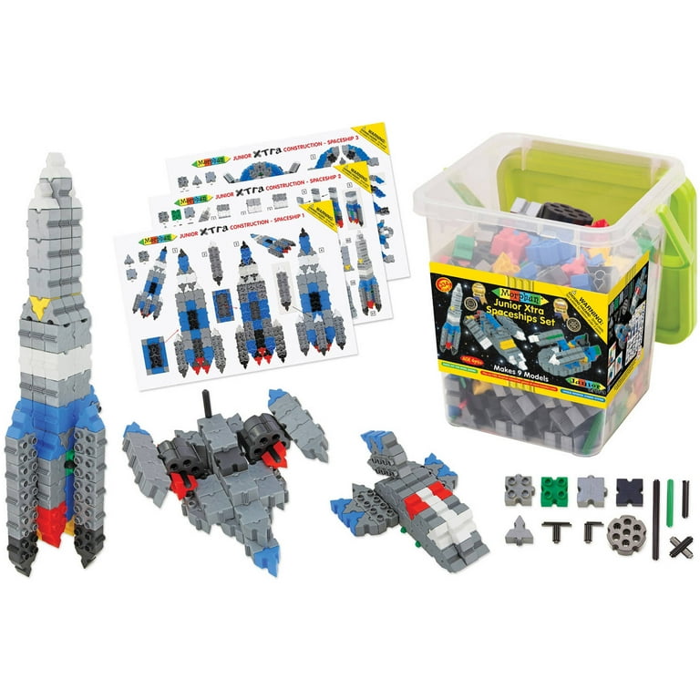 Morphun Junior Xtra Spaceships Set - 334pcs - Building Fun
