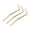 Golden, variant on 3Pcs Direct Insertion Guitar Tremolo Arm​ ​6mm Diameter​ ​Metal ​Vibrato Arm​ Electric Guitar Parts