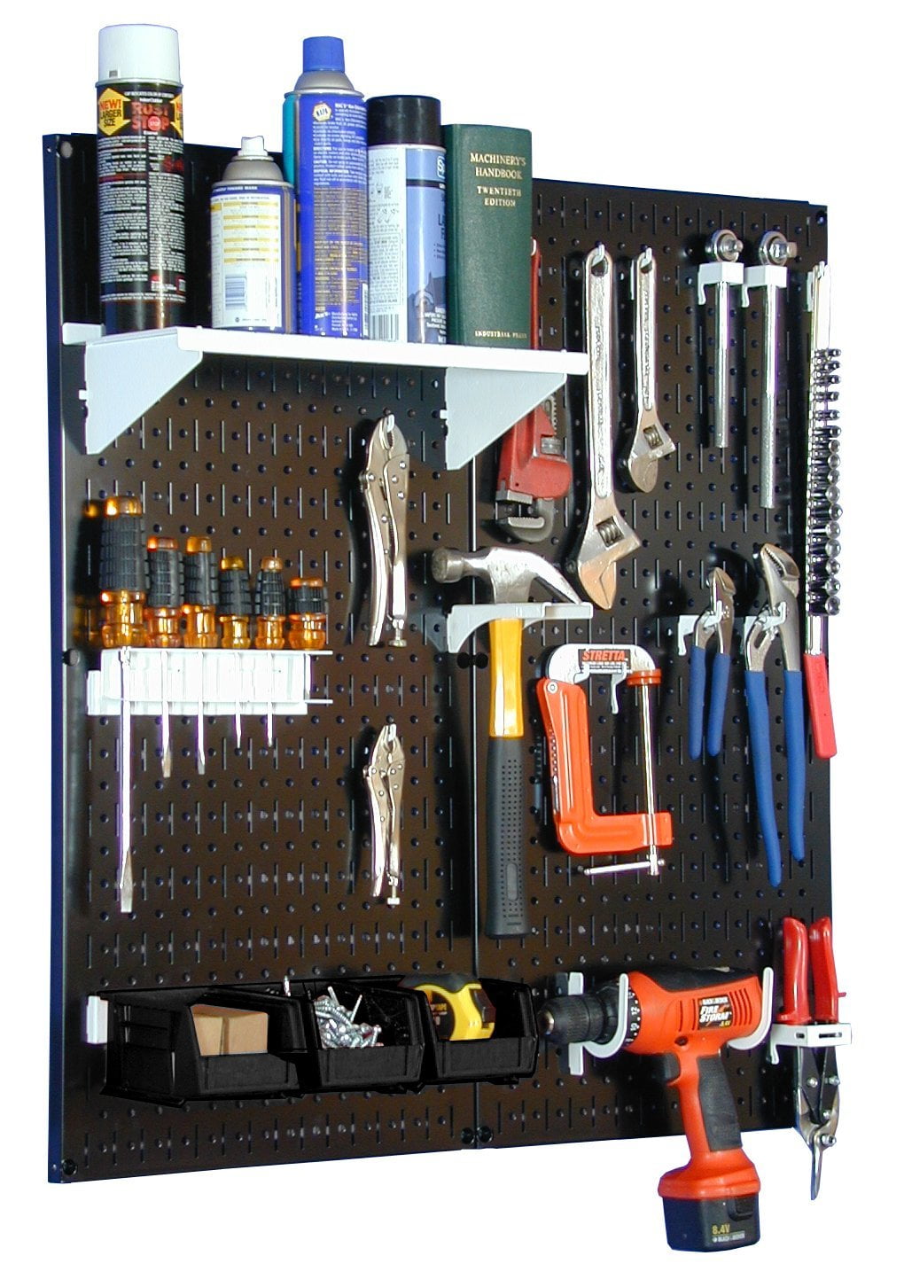 4 Packs Pegboard Drill Holders Black Peg Board Hook Holders Pegboard Steel Hook Holder Durable Pegboard Organizer Accessory 4 Packs Pegboard Drill Holders Black Peg Board Hook Holders Pegboard Steel Hook Holder Durable Pegboard Organizer Accessory