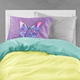 thumbnail image 2 of Carolines Treasures 8860PILLOWCASE Butterfly on Purple Fabric Standard Pillowcase Standard multicolor, 2 of 2